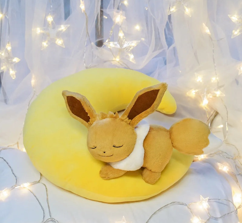 Peluche Eevee & Starlight Night Cushion BANDAI