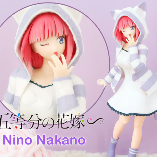 Figura Nino Nakano Cat Ear Hoodie ver. The Quintessential Quintiplets FuRyu Fascinity Figure