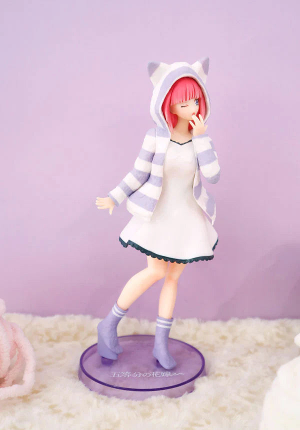 Figura Nino Nakano Cat Ear Hoodie ver. The Quintessential Quintiplets FuRyu Fascinity Figure